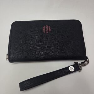 Elegant Black Wristlet Clutch